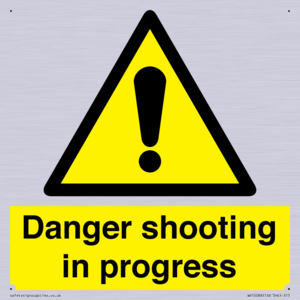 Danger shooting in progress